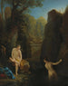 Diane und eine Nymphe beim Baden - Jean Raoux — Ansicht des Kunstwerks