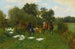 Die Promenade - Jean Richard Goubie — Ansicht des Kunstwerks