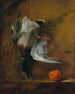 Ein Stockente und eine Bitterorange - Jean Siméon Chardin — Ansicht des Kunstwerks