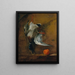 Ein Stockente und eine Bitterorange - Jean Siméon Chardin — gerahmtes Bild an der Wand