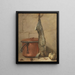 Kaninchen und Kupferschüssel - Jean Siméon Chardin — gerahmtes Bild an der Wand