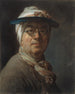 Selbstporträt mit einer Visier - Jean Siméon Chardin — Ansicht des Kunstwerks