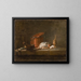 Stillleben mit Küchenutensilien und Gemüse - Jean Siméon Chardin — gerahmtes Bild an der Wand