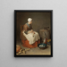 Die Haushaltshilfe - Jean Siméon Chardin — gerahmtes Bild an der Wand