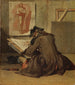 Zeichnung eines jungen Studenten - Jean Siméon Chardin — Ansicht des Kunstwerks