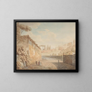Jean Thomas Thibault - A Road below the Villa dEste at Tivoli.webp