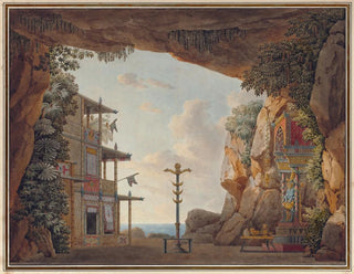 Jean Thomas Thibault - Design for Stage Set for the Second Act of Elisca or LHabitante de Madagascar.webp