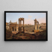 Ansicht des Römischen Forums Rom - Jean Victor Louis Faure — gerahmtes Bild an der Wand