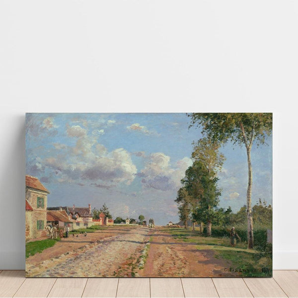 Reproduktion des Gemäldes Jeanne Pissarro genannt Cocotte beim Lesen - Camille Pissarro
