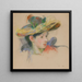 Jeanne Pontillon au chapeau - Berthe Morisot — gerahmtes Bild an der Wand