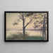 Ansicht der Bucht von Brest von Plougastel-Daoulas - Jeanne Jégou-Cadart — gerahmtes Bild an der Wand