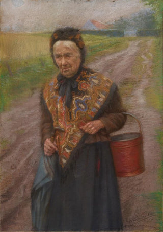 Jef Van de Fackere - Vrouw met mand.webp