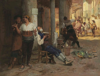 Jehan Georges Vibert - Barbier ambulant Espagne.webp