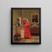 La Comparaison - Jehan Georges Vibert — gerahmtes Bild an der Wand