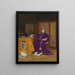 Die Zorn des Bischofs - Jehan Georges Vibert — gerahmtes Bild an der Wand