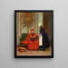 Eine harte Medizin - Jehan Georges Vibert — gerahmtes Bild an der Wand