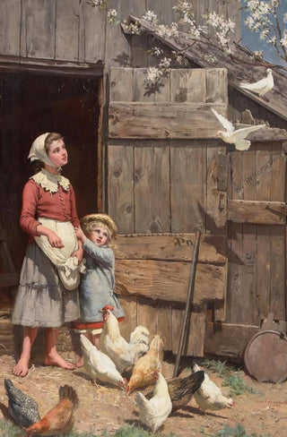 Jennie Augusta Brownscombe - The White Dove.webp