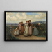Die Beerenpflückerinnen - Jennie Augusta Brownscombe — gerahmtes Bild an der Wand