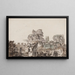 Perspektive mit Ruinen - Jens Petersen Lund — gerahmtes Bild an der Wand