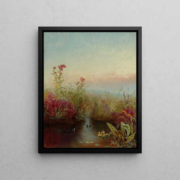 Jerome Thompson - Riverbank in Bloom.webp