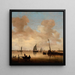 Lac tranquille - Jeronymus van Diest — gerahmtes Bild an der Wand