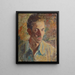 Selbstporträt - Jerry Bywaters — gerahmtes Bild an der Wand