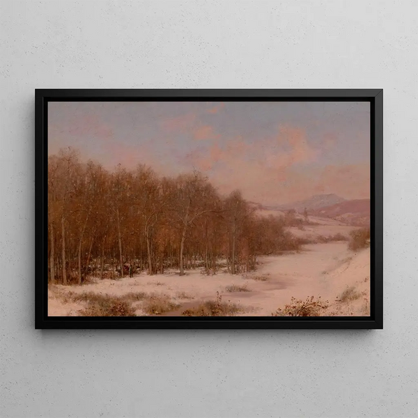 Jervis McEntee - A Winter Camp.webp