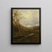 November - Jervis McEntee — gerahmtes Bild an der Wand