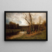 Samstagnachmittag - Jervis McEntee — gerahmtes Bild an der Wand