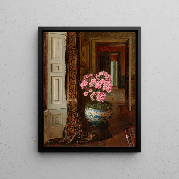 Eine Bild in sich selbst - Jessica Hayllar — gerahmtes Bild an der Wand