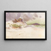 La Solitude am Meer - Jessie E Scarvell — gerahmtes Bild an der Wand