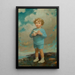 Portrait eines Jungen - Jessie Willcox Smith — gerahmtes Bild an der Wand