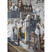 Reproduktion des Gemäldes Jesus entrollt das Buch in der Synagoge - James Tissot