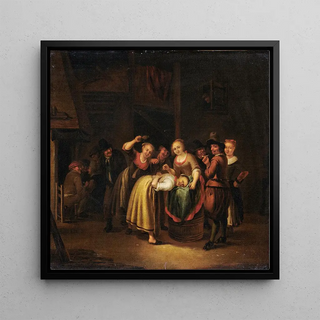 Jeu de dés dans une auberge - Gerrit Lundens