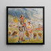 Junge Hirte - Kazimierz Sichulski — gerahmtes Bild an der Wand