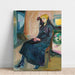 Reproduktion des Gemäldes Junge sitzende Frau - Edvard Munch