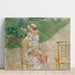 Reproduktion des Gemäldes Junge Frau beim Stricken - Berthe Morisot