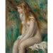 Reproduktion des Gemäldes Junge Mädchen beim Baden - Pierre-Auguste Renoir