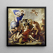 Jugend verführt durch Lüste - Luca Giordano — gerahmtes Bild an der Wand