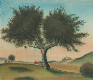 Jlius Schubert - Landscape with a Tree From Lama.webp