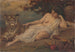 Akt weiblich mit Tiger - Julius Lederer — Ansicht des Kunstwerks