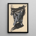 Komposition figurative 2 - Jan Novák — gerahmtes Bild an der Wand