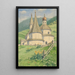 Chapelle funéraire à Innichen - John Thain — gerahmtes Bild an der Wand