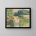 Landschaft mit Fluss - John Thain — gerahmtes Bild an der Wand