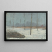 Winter - John Thain — gerahmtes Bild an der Wand