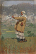 Frau von Šimanovany in Trachten - Joža Uprka — Ansicht des Kunstwerks