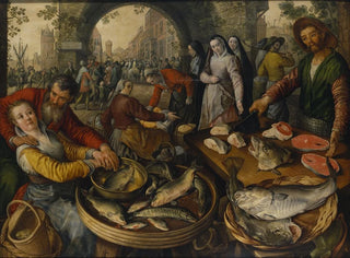 Joachim Beuckelaer - Fish Market with Ecce Homo.webp