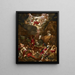 Verkündigung an die Hirten - Joachim Wtewael — gerahmtes Bild an der Wand