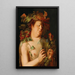 Bacchus - Joachim Wtewael — gerahmtes Bild an der Wand