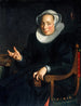Portrait de Christina Wtewael Van Halen - Joachim Wtewael — Ansicht des Kunstwerks
